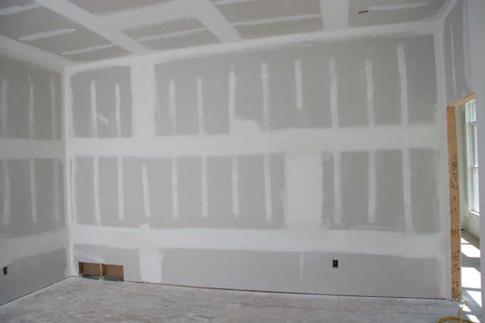 Finished drywall flats after joint treatment and blend, New Castle County DE
